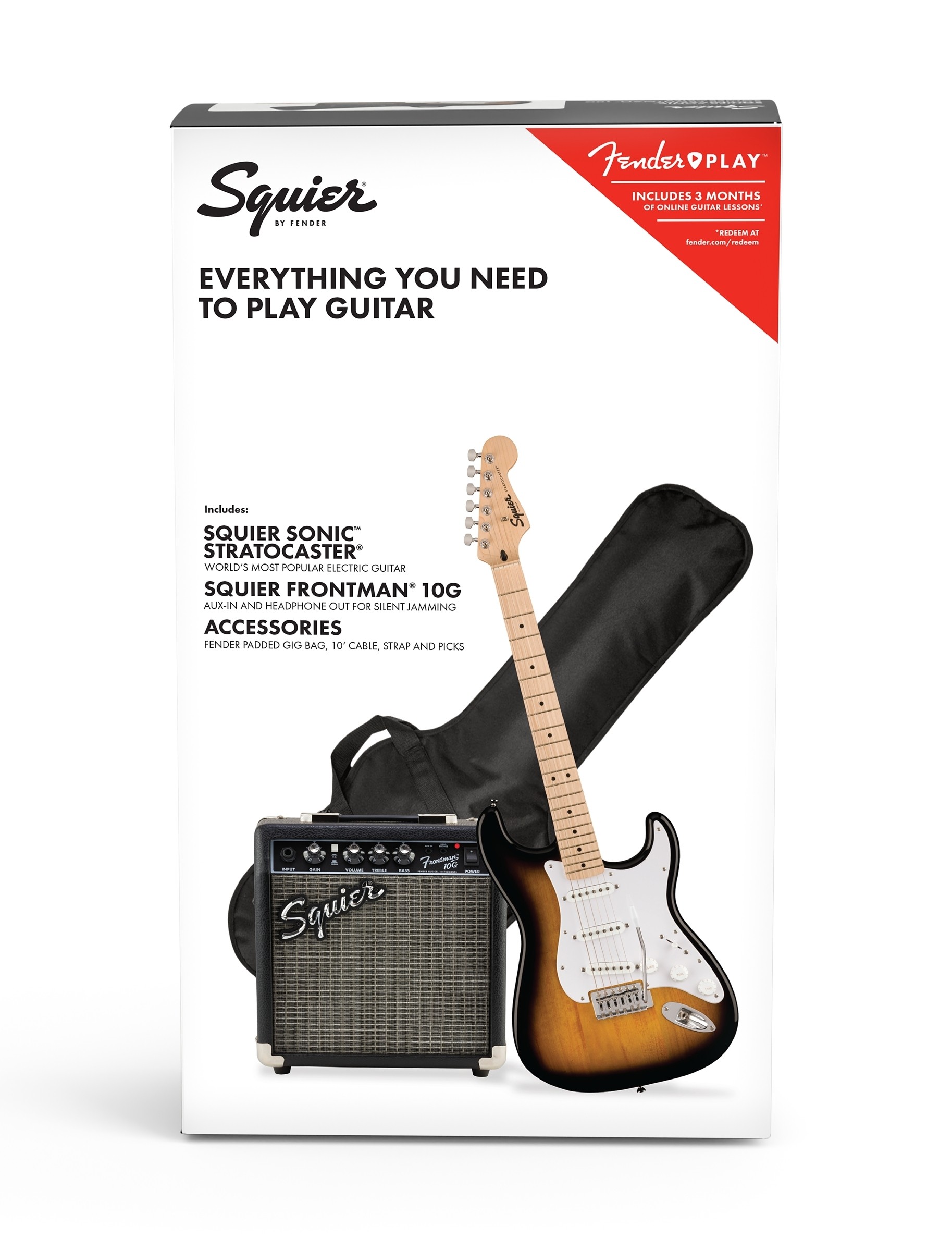 SQUIER - Sonic Stratocaster Pack 2TS