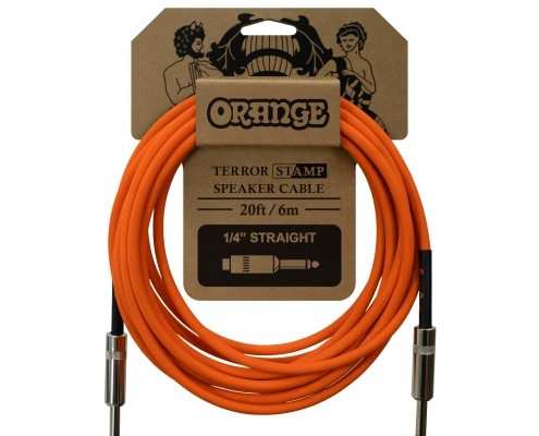 ORANGE - Crush Cable 6m Straight