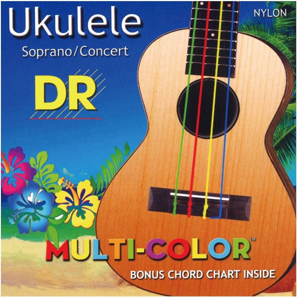 DR - Ukulele Multicolor Soprano/Concert