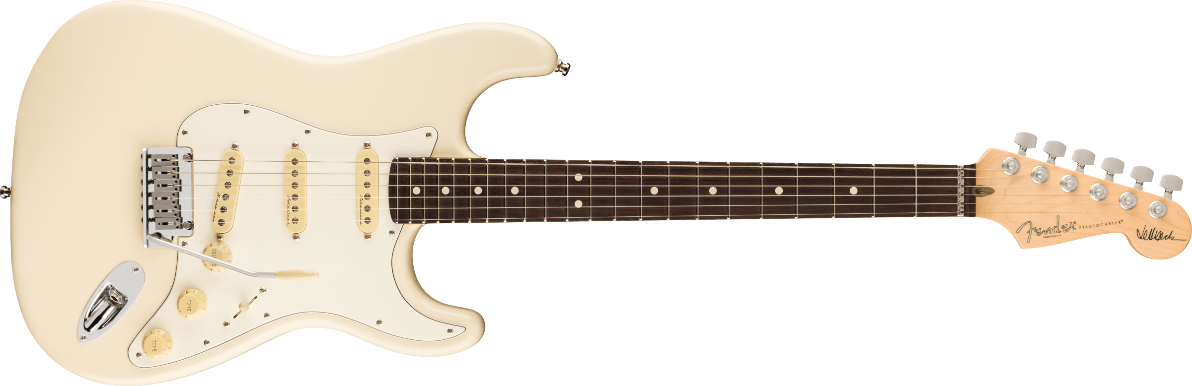 FENDER - Jeff Beck Stratocaster Olympic White