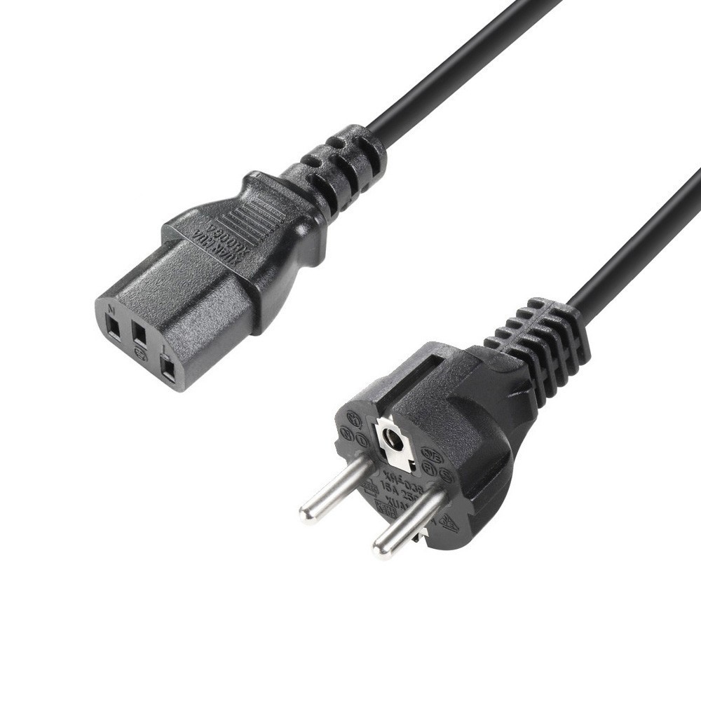 ADAM HALL - Power Cable IEC C13 x CEE 7/7  2 m