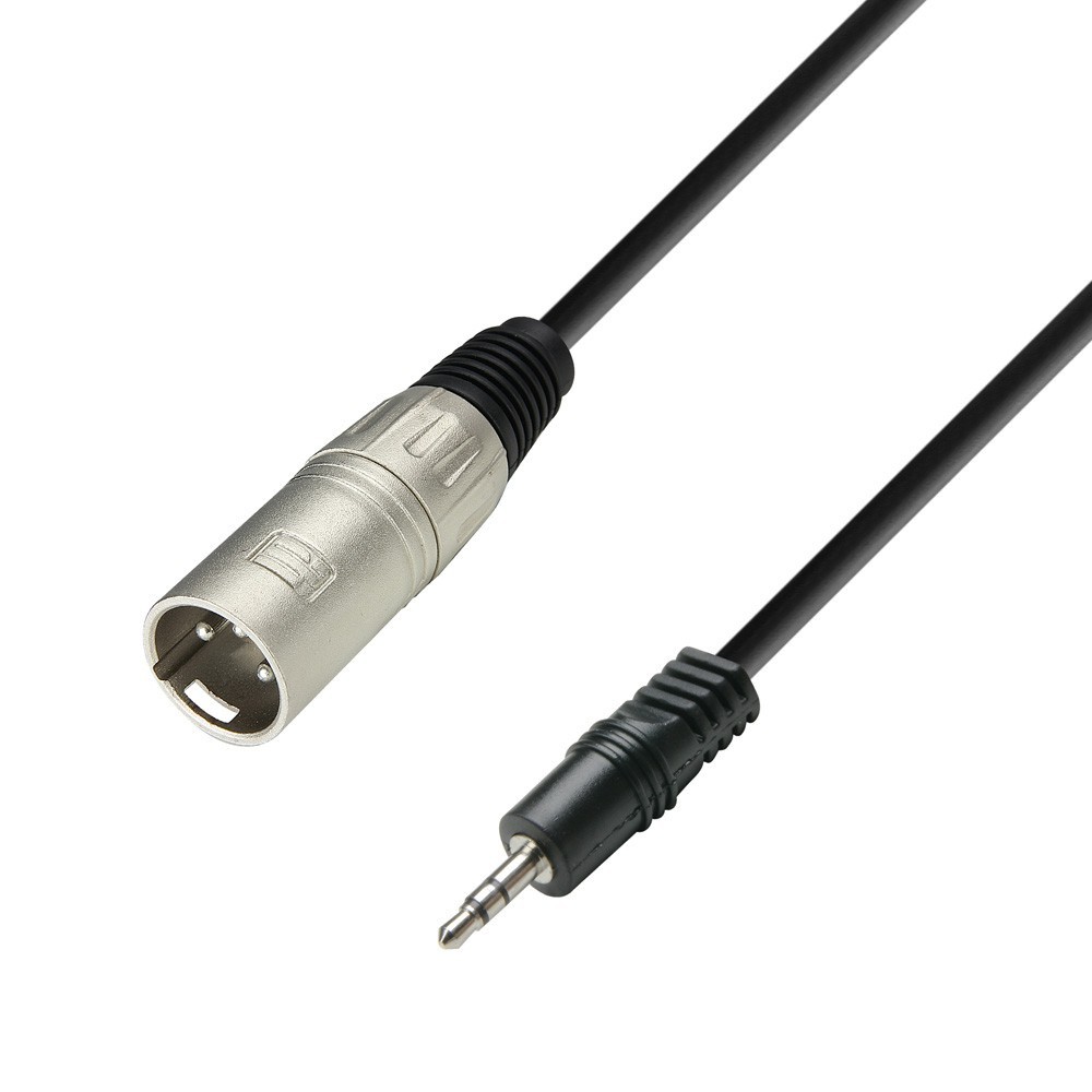 ADAM HALL - Balanced Cable XLR Male x Mini Jack 1m K3BWM0100