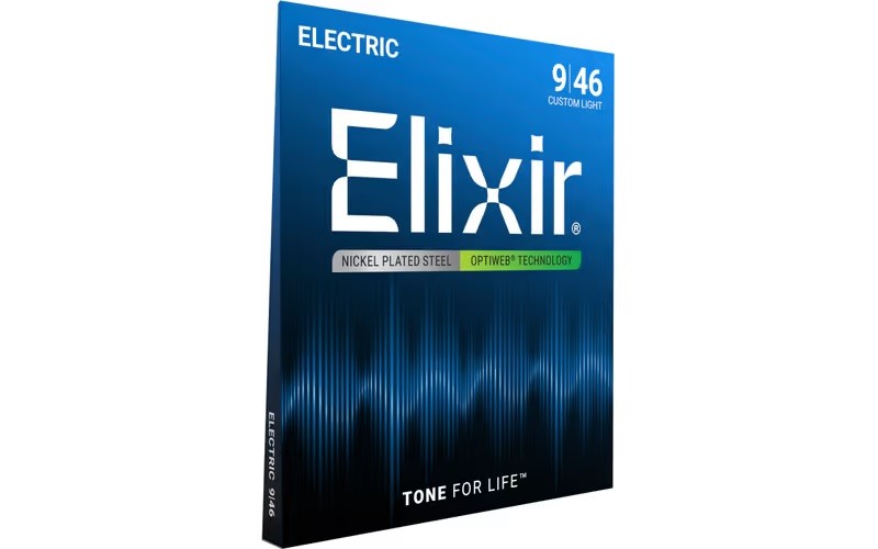 ELIXIR - 19027 - OPTIWEB CUSTOM LIGHT ELECTRIC STRINGS 09-46