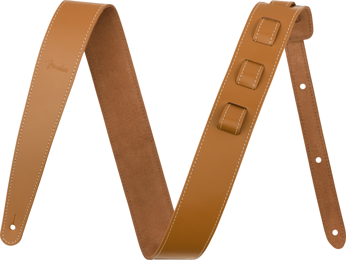 FENDER - Essentials Leather Strap Tan