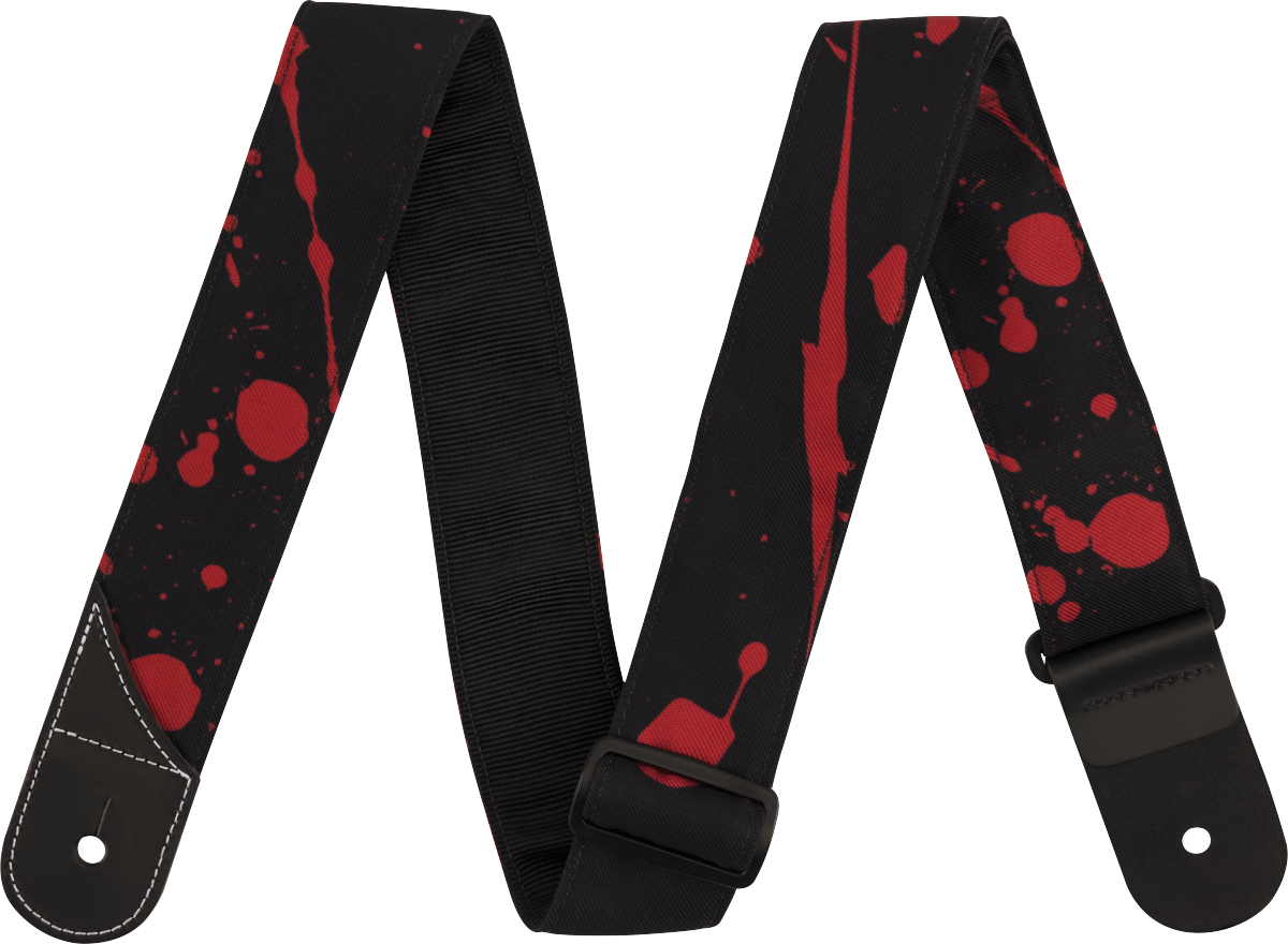 JACKSON - Splatter Strap BLK/RD