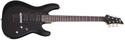 SCHECTER - C-6 Deluxe Satin Black