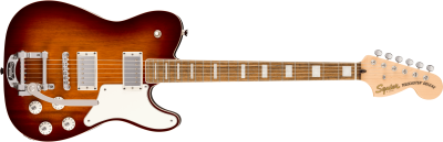 SQUIER - Paranormal Troublemaker Telecaster Deluxe w/Bigsby Honey Sunburst