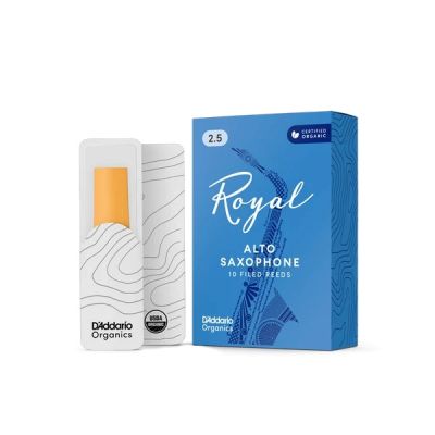 DADDARIO - Royal Organic Alto Saxophone Reed Strength 2.5