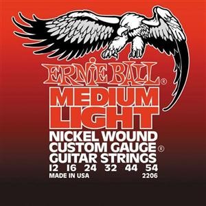 ERNIEBALL Medium Light Electric Nickel Wound 012-054 wound G