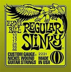 ERNIEBALL Regular Slinky Nickel Wound 010-046 Lime Green