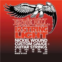 ERNIEBALL 12-string Light Nickel Wound Electric .009 - .046