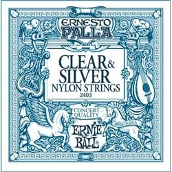 ERNIEBALL Ernesto Palla Nylon Classical Clear & Silver