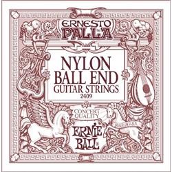 ERNIEBALL Nylon Classical Black & Gold Ball End