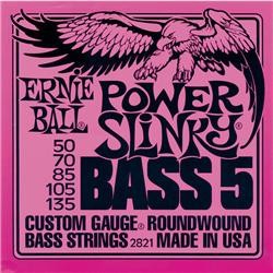 ERNIEBALL Power Slinky 5-string Bass Nickel Wound 050-135