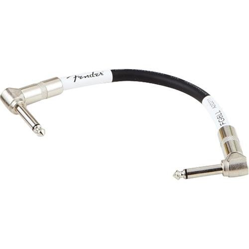 FENDER PATCH CABLE 15cm  (Black)