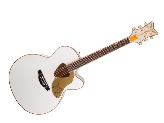 GRETSCH-G5022CWFE Jumbo Falcon CE-Cutaway-White