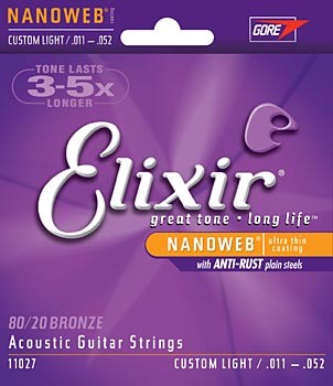 ELIXIR-11027 NANOWEB CUSTOM LIGHT ACOUSTIC 011-052