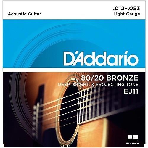 DADDARIO - EJ16 Phosphor Bronze 012-53