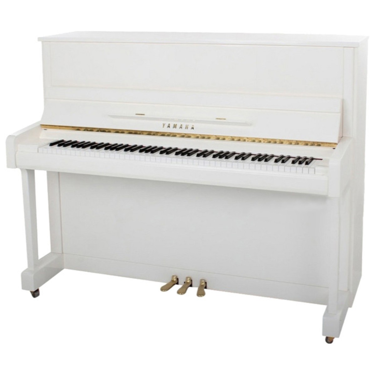 YAMAHA - b2 EPWH - Piano Acústico Vertical-Branco