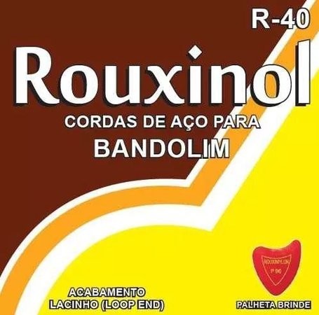 ROUXINOL - R40-Jogo de Cordas p/Bandolim