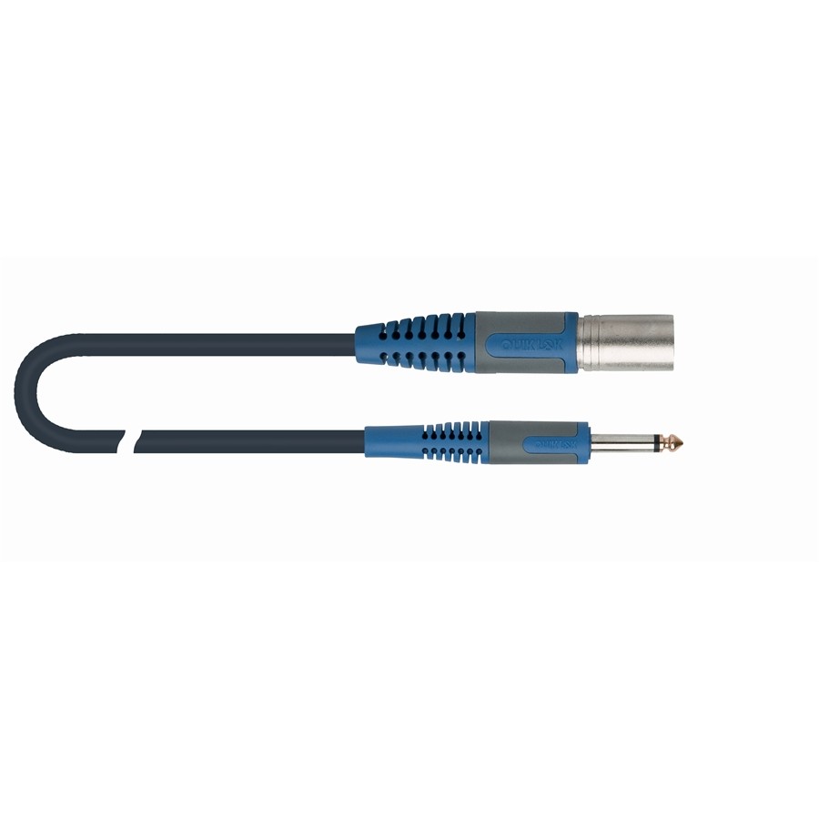 QUIKLOK - Cabo 6m XLR Macho-Jack 6.3mm mono