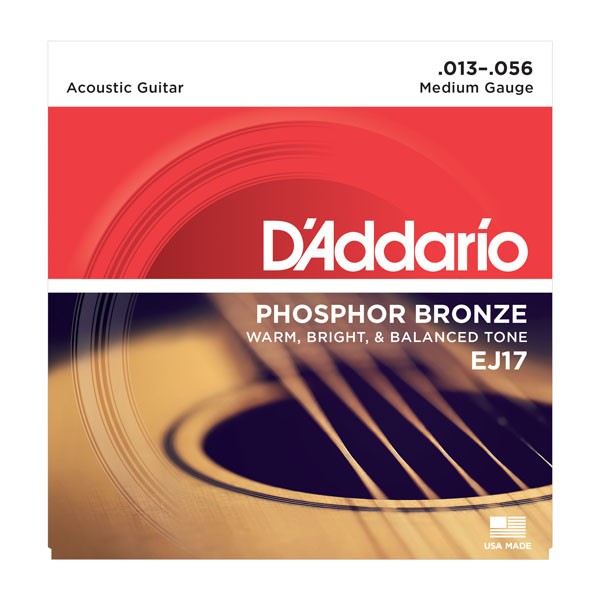 DADDARIO - EJ17- Phospor Bronze 013-56