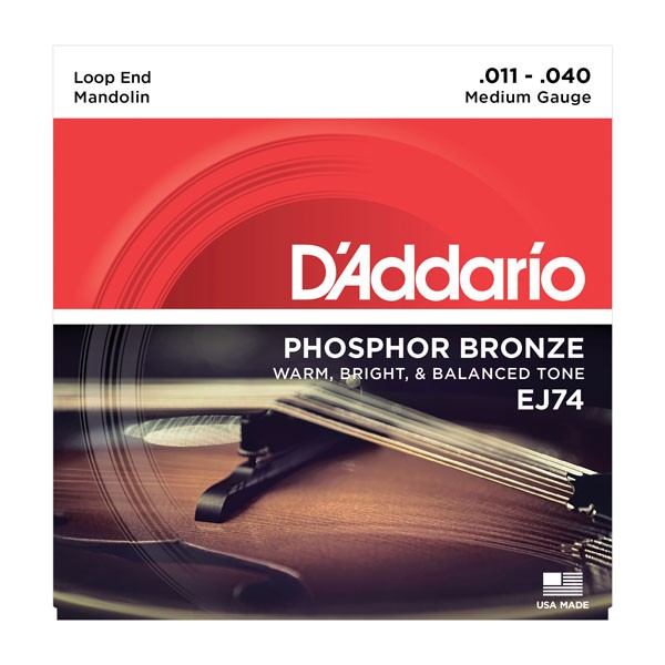 DADDARIO -EJ74-Mandolim-Fósforo/Bronze -011-40