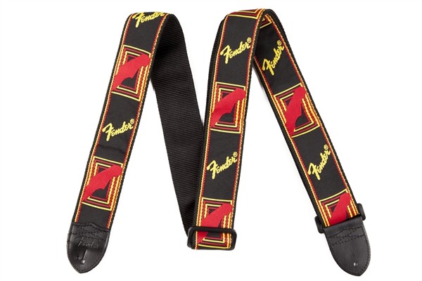 FENDER - Correia 2" Monogrammed Black/Yellow/Red