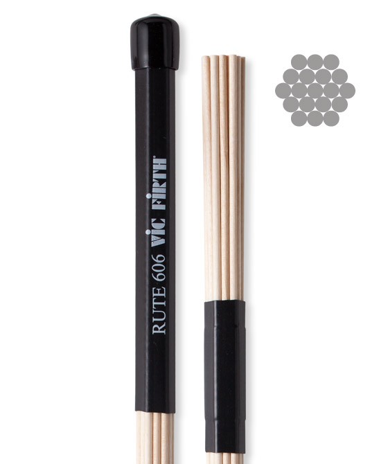 VIC FIRTH - Vassouras de madeira RUTE 606