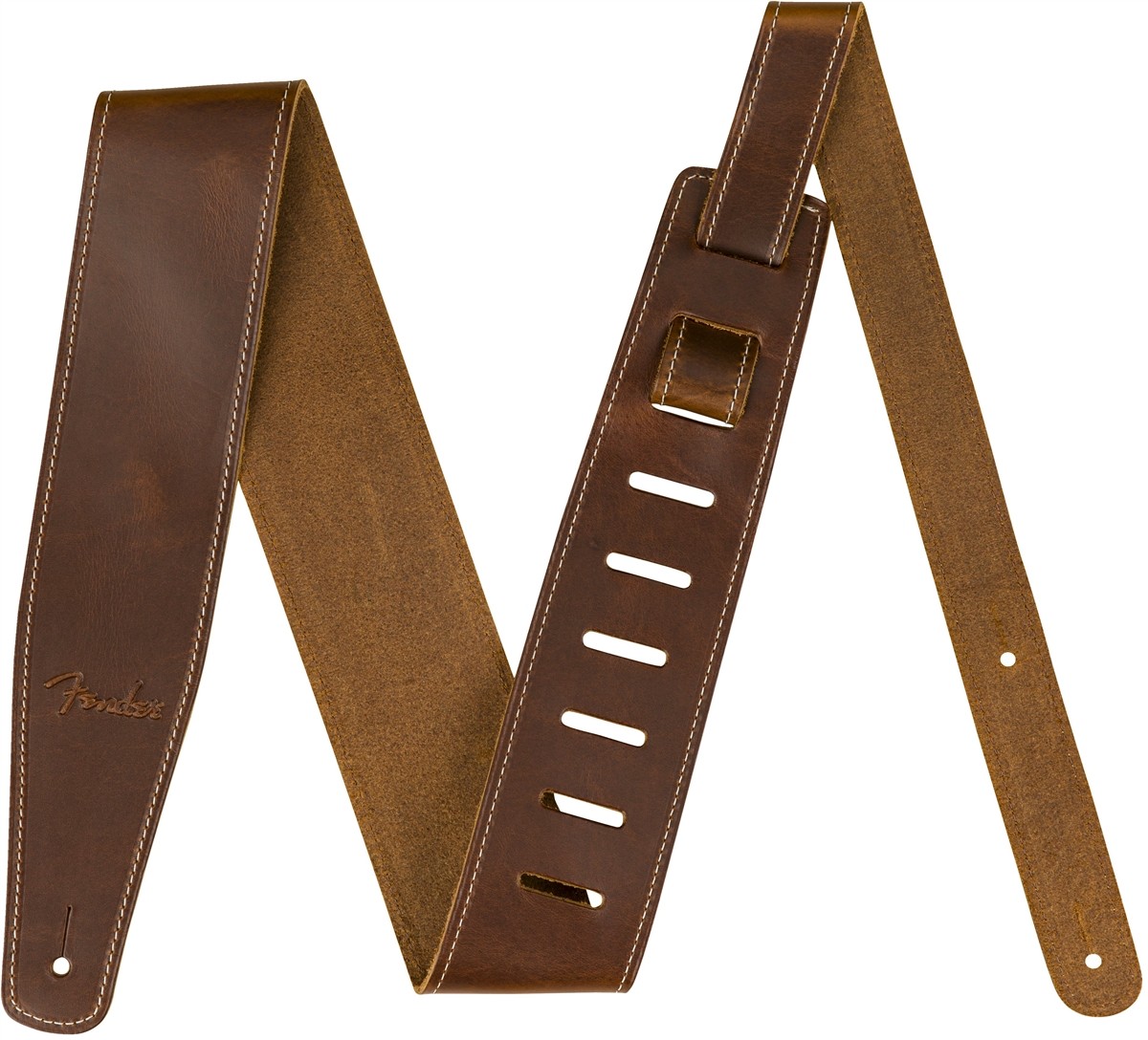 FENDER - Broken-in Leather Strap Tan