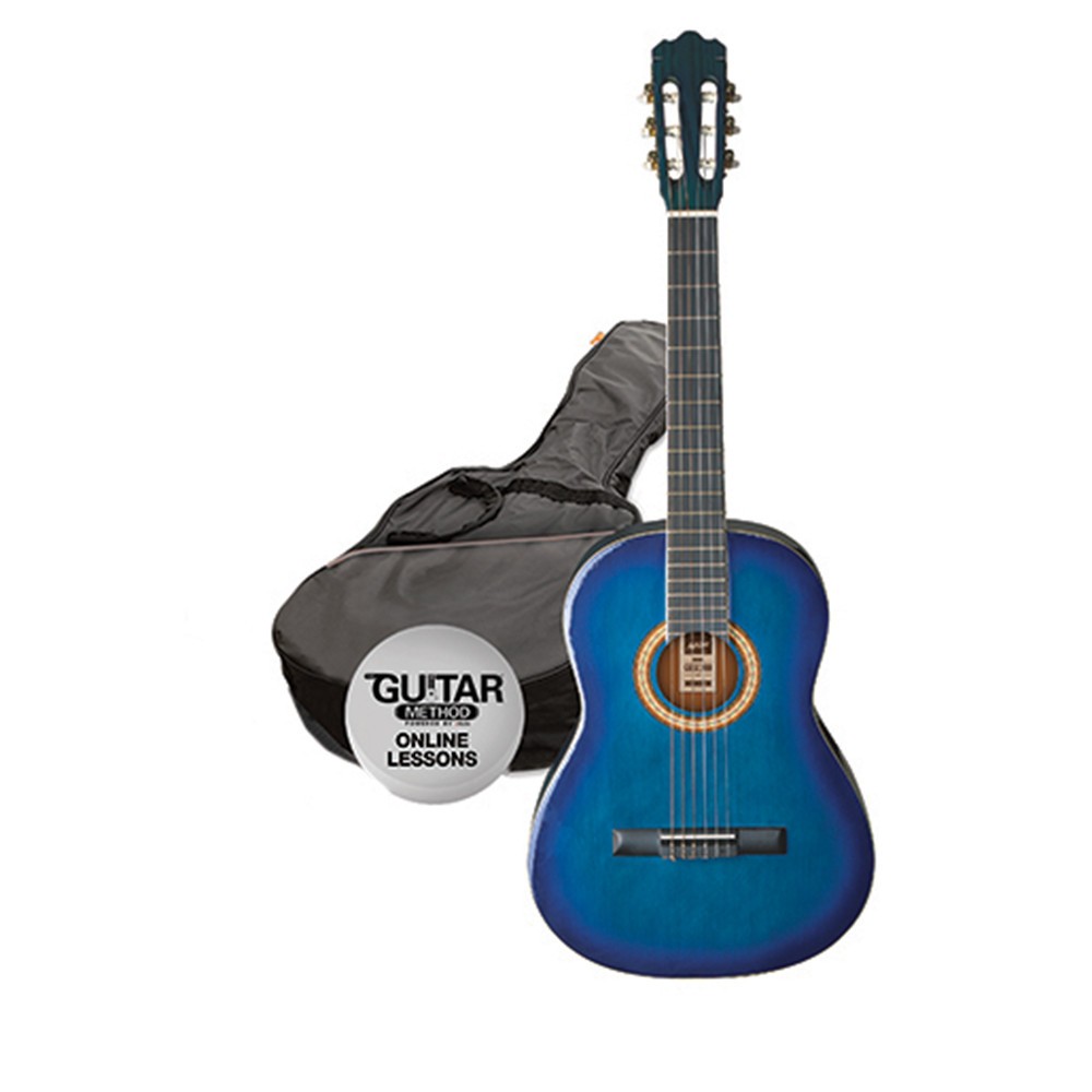 ASHTON - Pack Guitarra Clássica 1/2 Blue