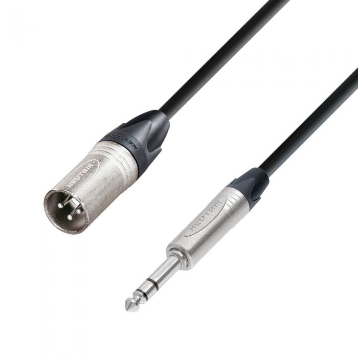 ADAM HALL-Cabo Microfone-Neutrik XLR Macho/Jack Stereo-1,5m