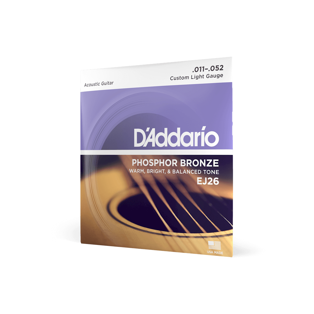 DADDARIO-EJ26 Phosphor Bronze 011-52