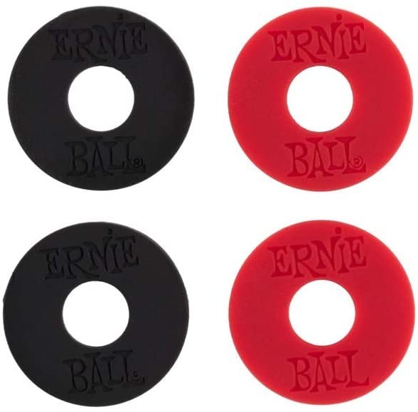 ERNIE BALL - Strap Blocks Black and Red