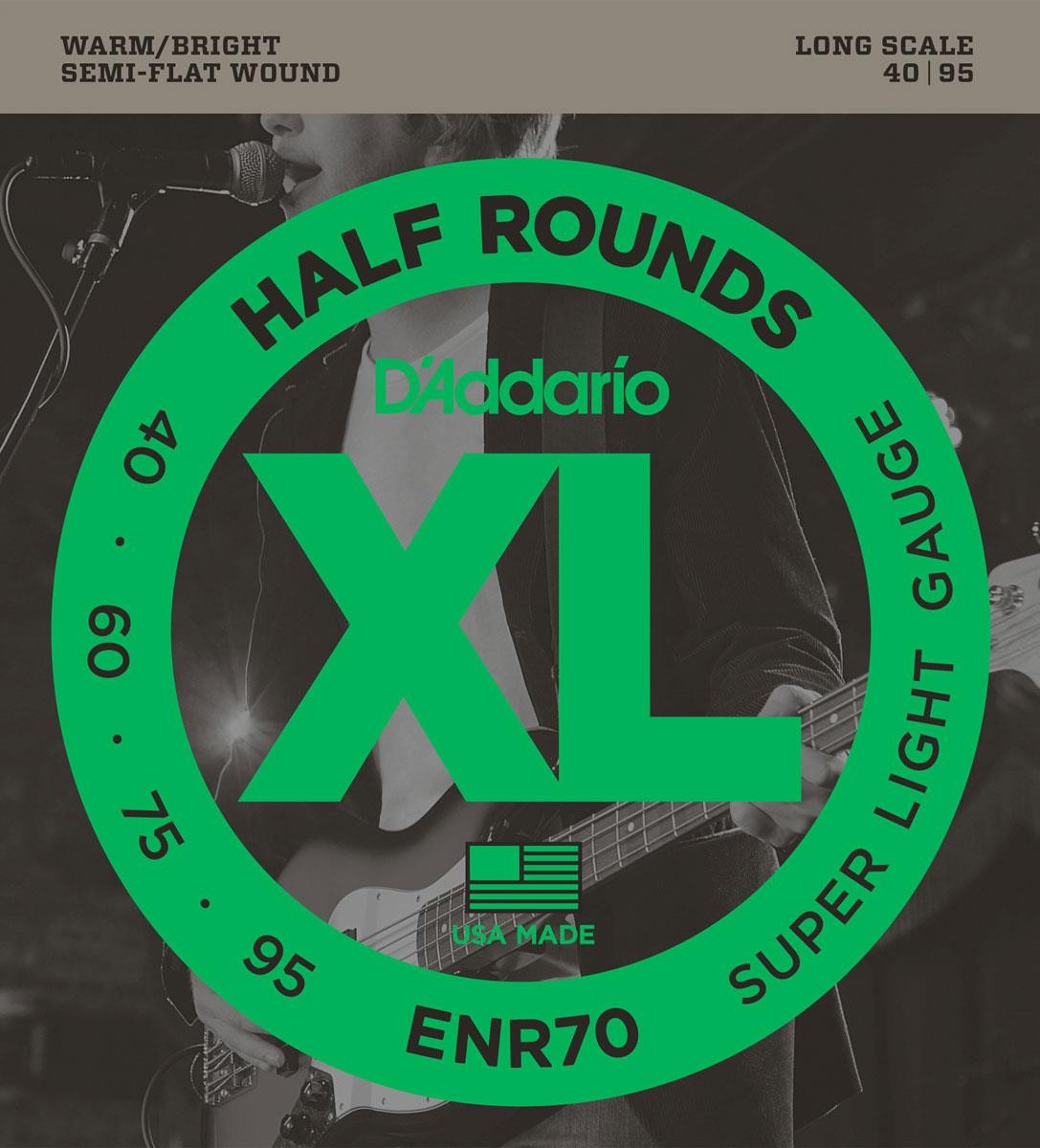 DADDARIO - ENR70 Half Rounds (40-95)