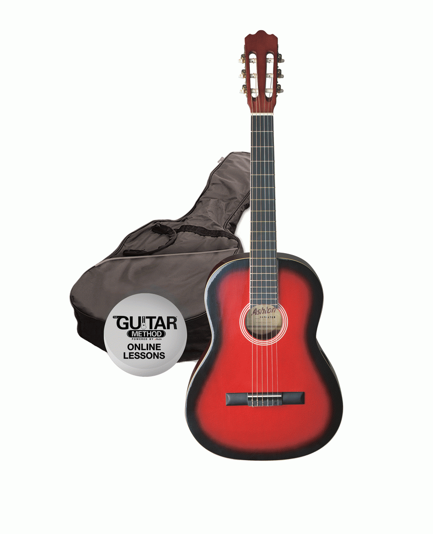 ASHTON -SPCG44 TRB Guitarra Clássica 4/4 Red Burst