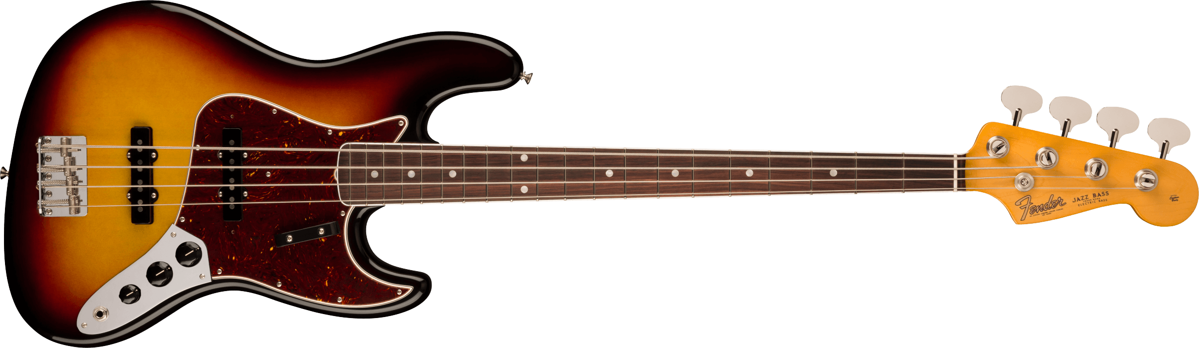 FENDER - AM Vintage II 1966 Jazz Bass RW 3-Color Sunburst